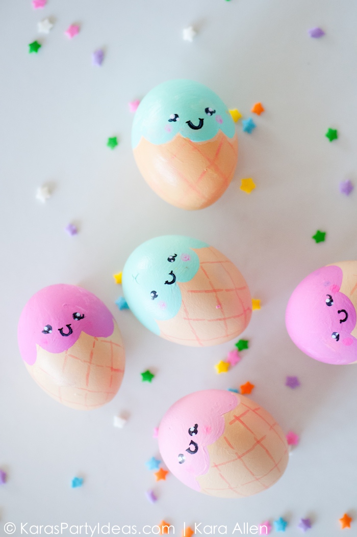 Painted-Easter-eggs-via-Karas-Party-Ideas-Kara-Allen-KarasPartyIdeas.com_-74
