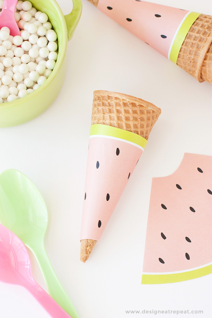 Free-Printable-Watermelon-Icecream-Cone-Wrappers-Perfect-addition-to-any-summer-or-fruit-themed-parties