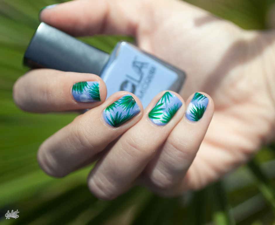palm-leave-nail-art-idea-spring-summer2