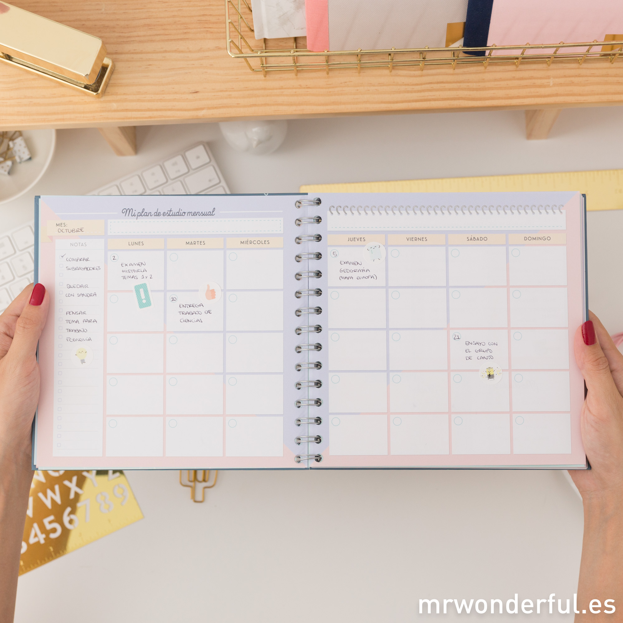Planning mensual para estudiar mejor