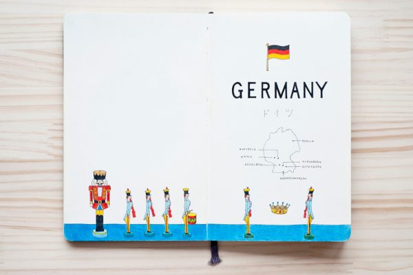 ilustraciones bonitas de Alemania