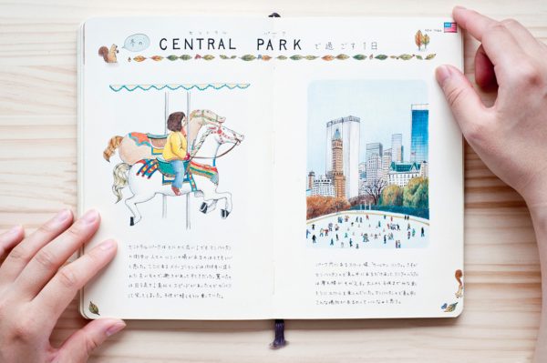 Dibujo de Central Park, Yoshie Kondo