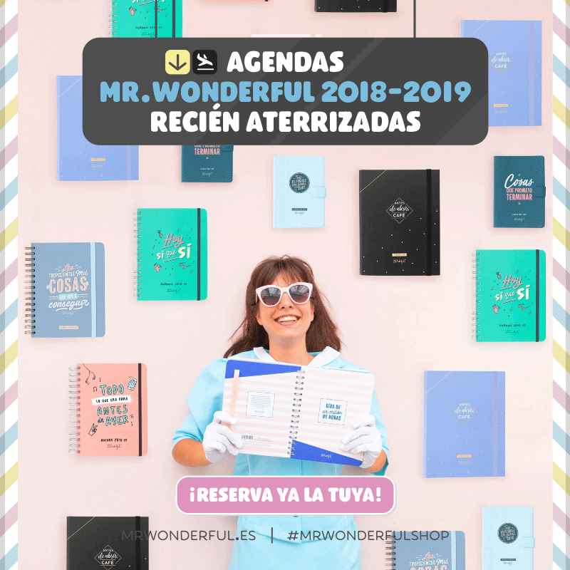 agenda Mr. Wonderful 2018-2019