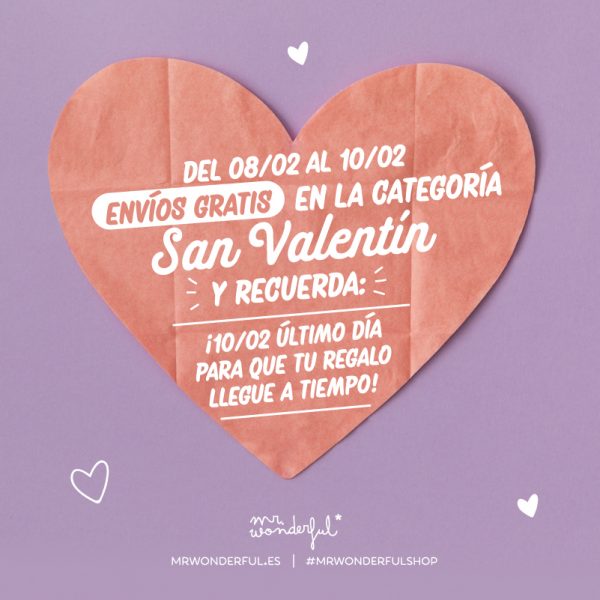 Conviértete en Cupido… ¡y ahórrate los gastos de envío!