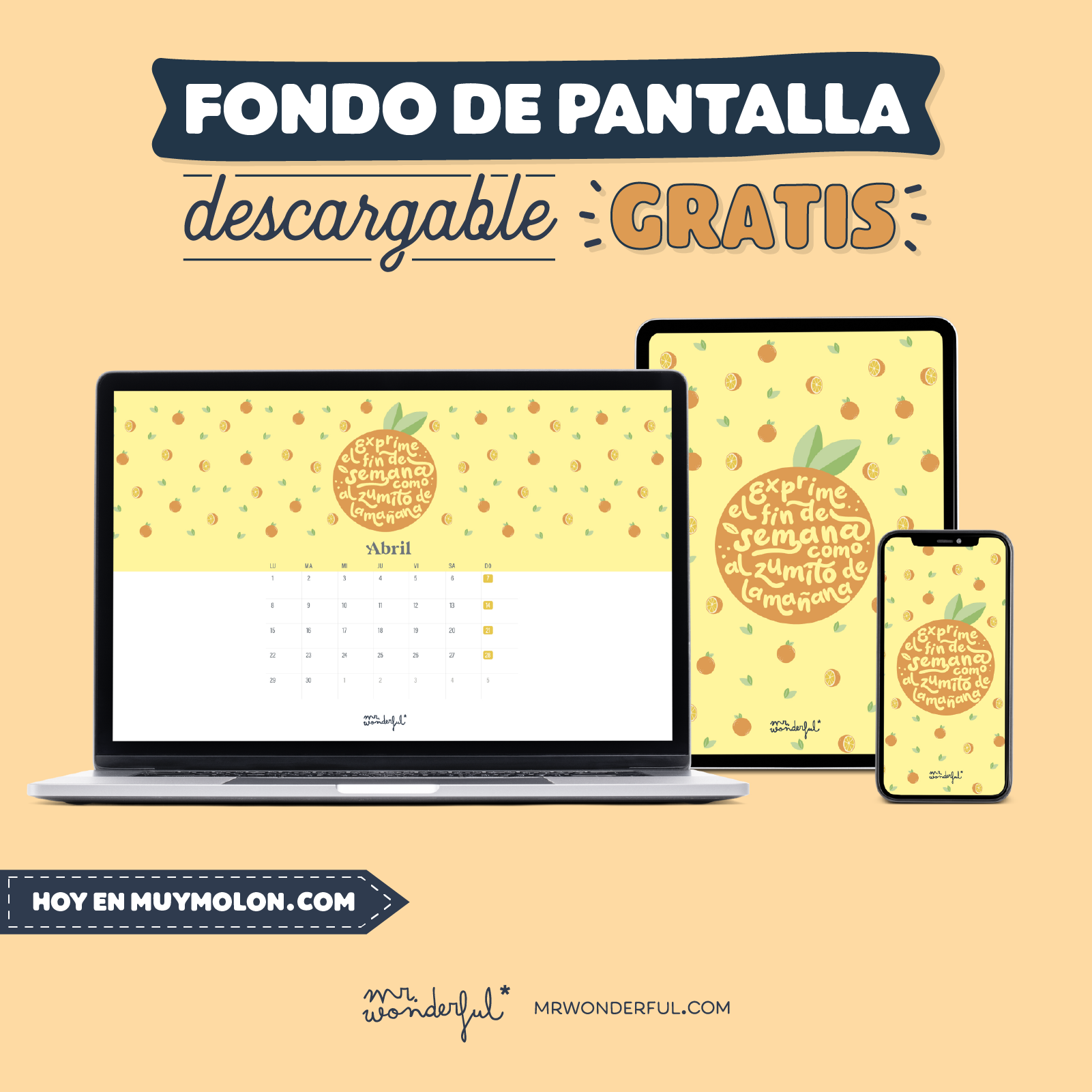 POSIBILIDADES MIL CON EL DESCARGABLE GRATIS DE MR. WONDERFUL DE ABRIL