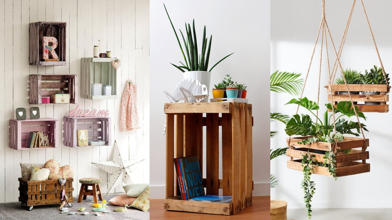 10 ideas para hacer de una caja de madera algo mas que una caja de madera