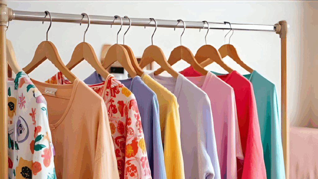 Una colección de pijamas y complementos para dormir con una gran sonrisa