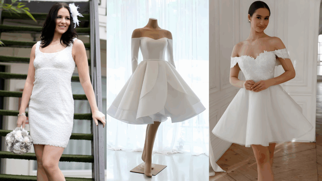 con faldas y a lo loco novias que van de corto