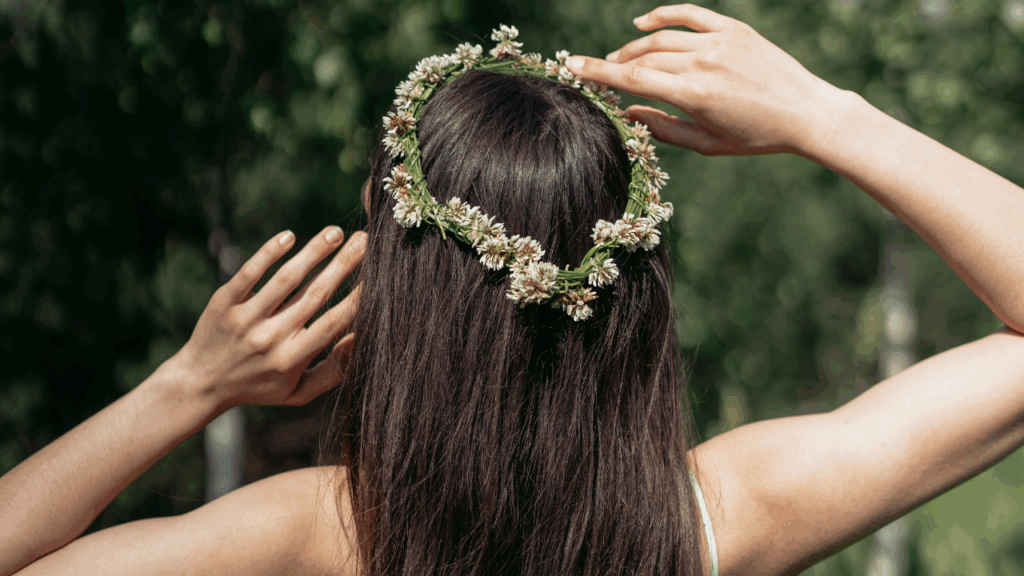 diy una corona de flores para los dias de verano