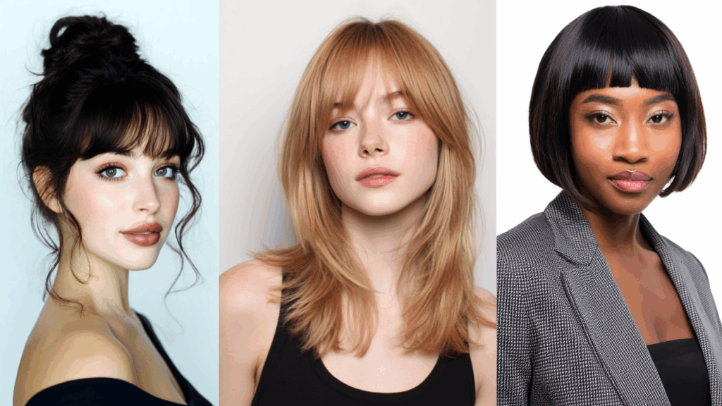 peinados con flequillo