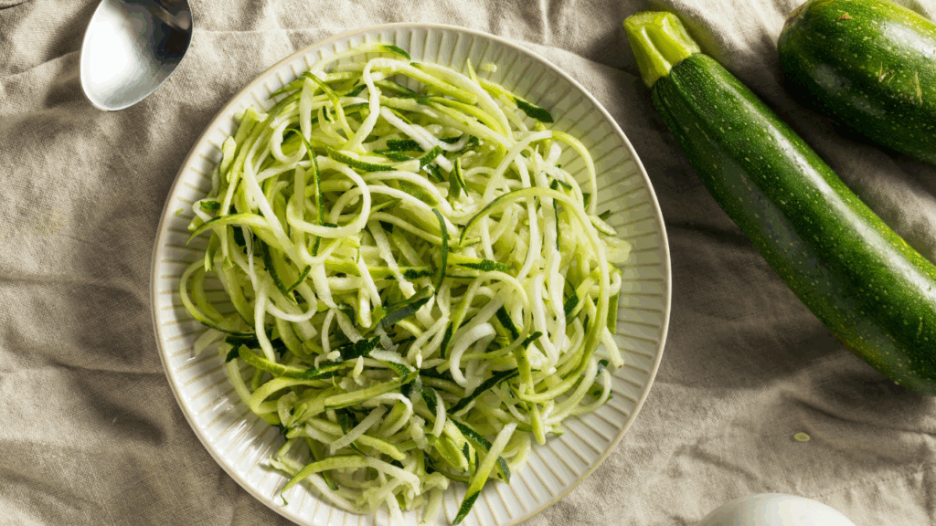 una receta enrollada los zoodles fit happy sisters